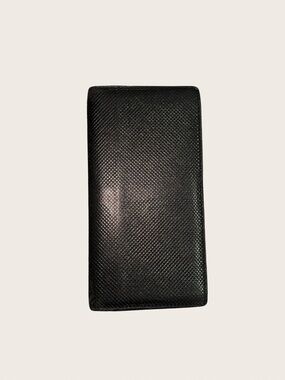 Bottega Veneta Black Leather Long Case - VINTAGE